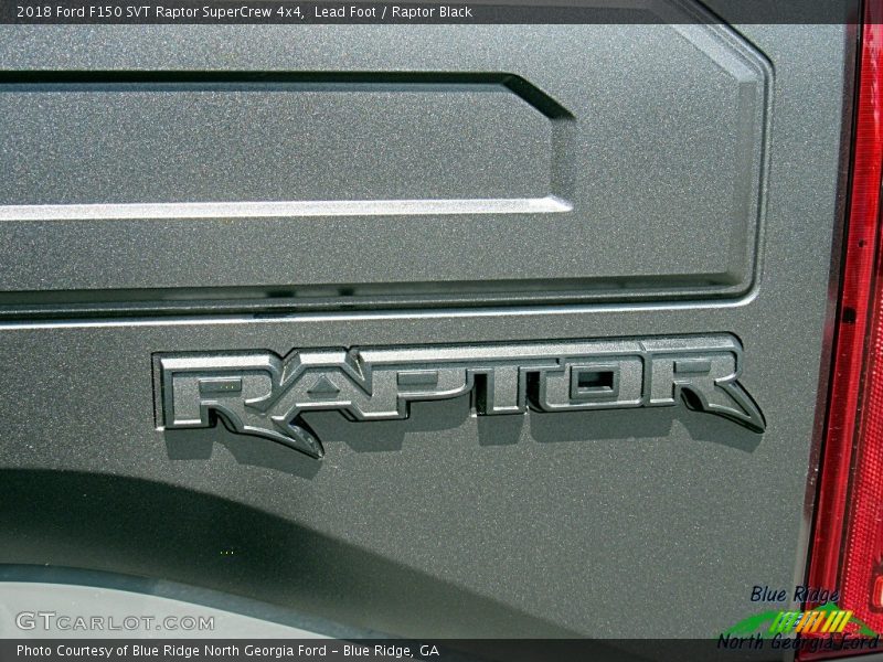 Lead Foot / Raptor Black 2018 Ford F150 SVT Raptor SuperCrew 4x4
