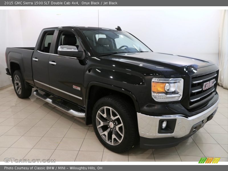 Onyx Black / Jet Black 2015 GMC Sierra 1500 SLT Double Cab 4x4
