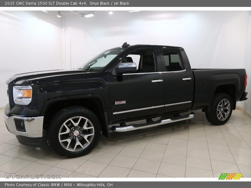 Onyx Black / Jet Black 2015 GMC Sierra 1500 SLT Double Cab 4x4