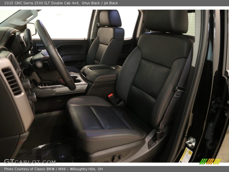 Onyx Black / Jet Black 2015 GMC Sierra 1500 SLT Double Cab 4x4