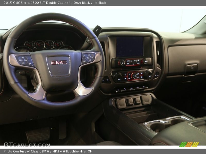 Onyx Black / Jet Black 2015 GMC Sierra 1500 SLT Double Cab 4x4