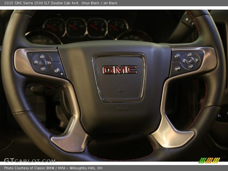 Onyx Black / Jet Black 2015 GMC Sierra 1500 SLT Double Cab 4x4