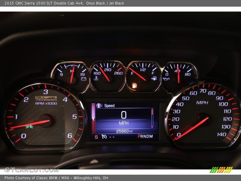 Onyx Black / Jet Black 2015 GMC Sierra 1500 SLT Double Cab 4x4