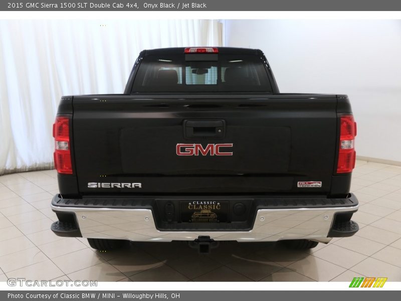 Onyx Black / Jet Black 2015 GMC Sierra 1500 SLT Double Cab 4x4