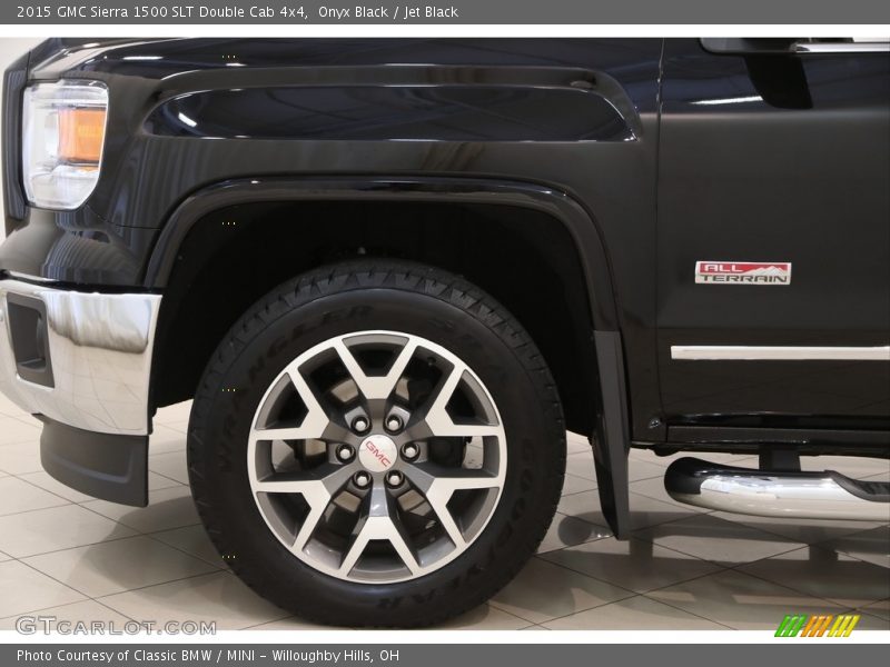Onyx Black / Jet Black 2015 GMC Sierra 1500 SLT Double Cab 4x4