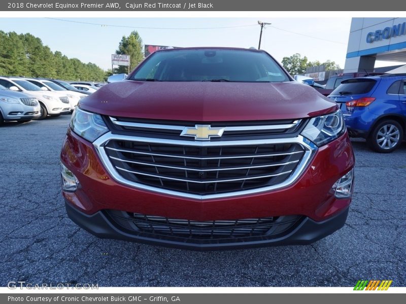 Cajun Red Tintcoat / Jet Black 2018 Chevrolet Equinox Premier AWD
