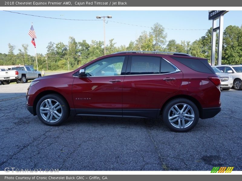 Cajun Red Tintcoat / Jet Black 2018 Chevrolet Equinox Premier AWD