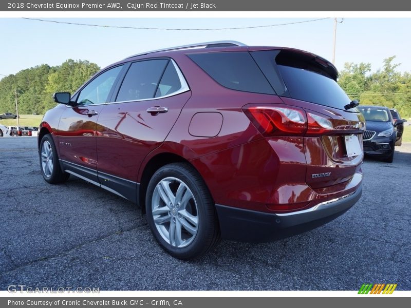 Cajun Red Tintcoat / Jet Black 2018 Chevrolet Equinox Premier AWD