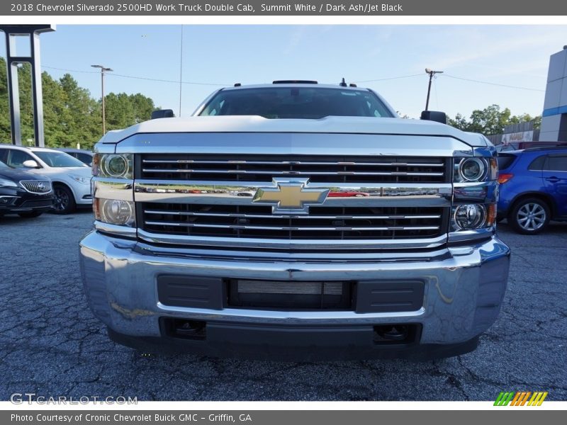 Summit White / Dark Ash/Jet Black 2018 Chevrolet Silverado 2500HD Work Truck Double Cab