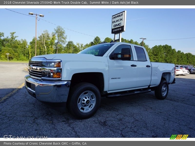 Summit White / Dark Ash/Jet Black 2018 Chevrolet Silverado 2500HD Work Truck Double Cab