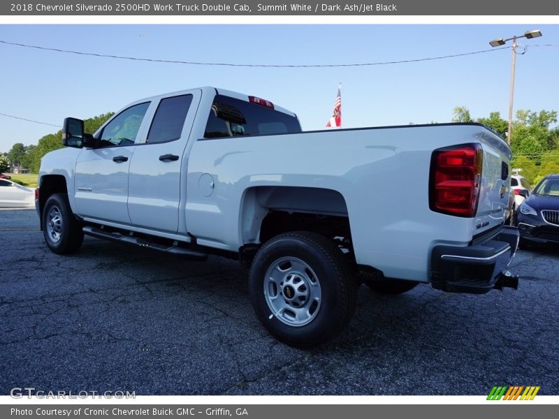 Summit White / Dark Ash/Jet Black 2018 Chevrolet Silverado 2500HD Work Truck Double Cab