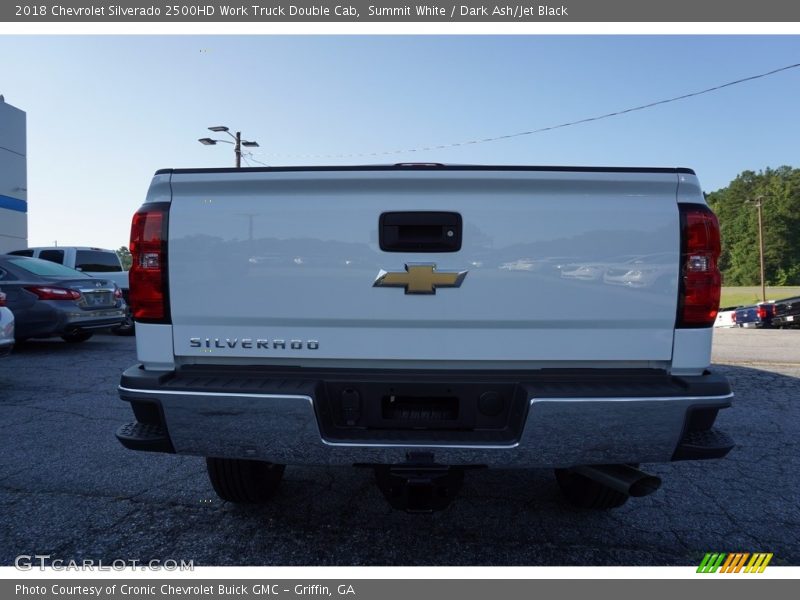 Summit White / Dark Ash/Jet Black 2018 Chevrolet Silverado 2500HD Work Truck Double Cab
