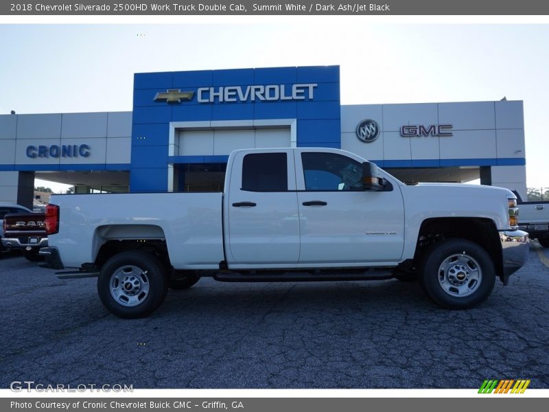 Summit White / Dark Ash/Jet Black 2018 Chevrolet Silverado 2500HD Work Truck Double Cab