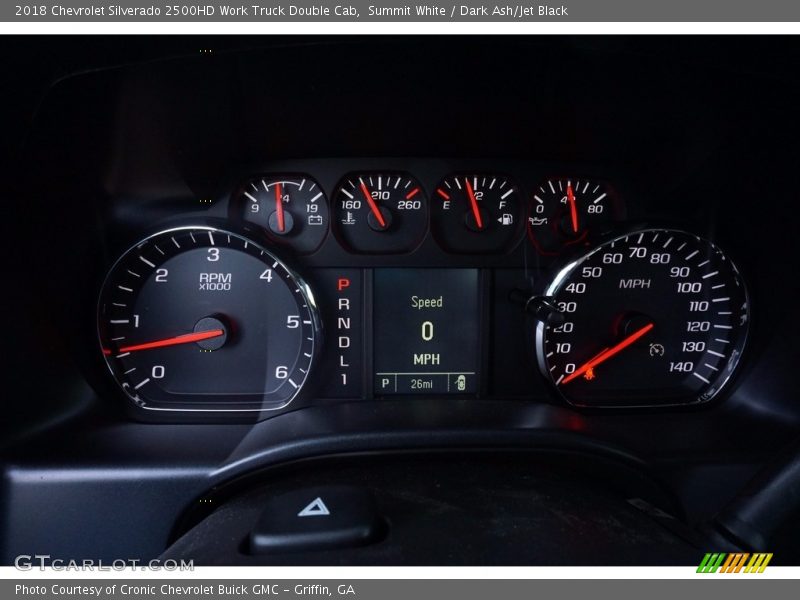 2018 Silverado 2500HD Work Truck Double Cab Work Truck Double Cab Gauges