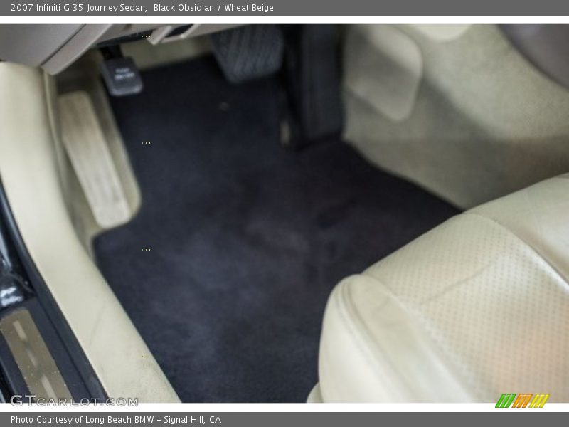 Black Obsidian / Wheat Beige 2007 Infiniti G 35 Journey Sedan