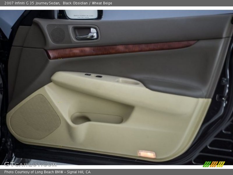 Black Obsidian / Wheat Beige 2007 Infiniti G 35 Journey Sedan