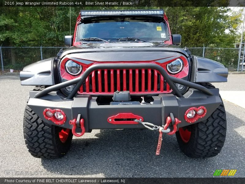 Billet Silver Metallic / Black 2016 Jeep Wrangler Unlimited Rubicon 4x4