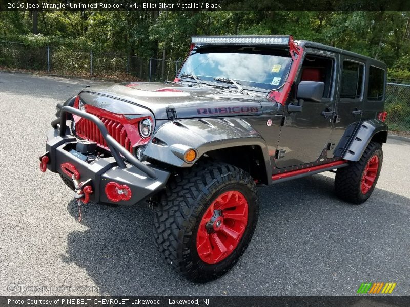 Billet Silver Metallic / Black 2016 Jeep Wrangler Unlimited Rubicon 4x4