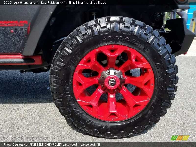 Billet Silver Metallic / Black 2016 Jeep Wrangler Unlimited Rubicon 4x4