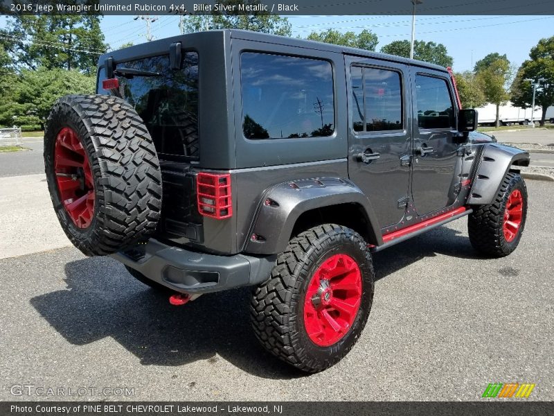 Billet Silver Metallic / Black 2016 Jeep Wrangler Unlimited Rubicon 4x4