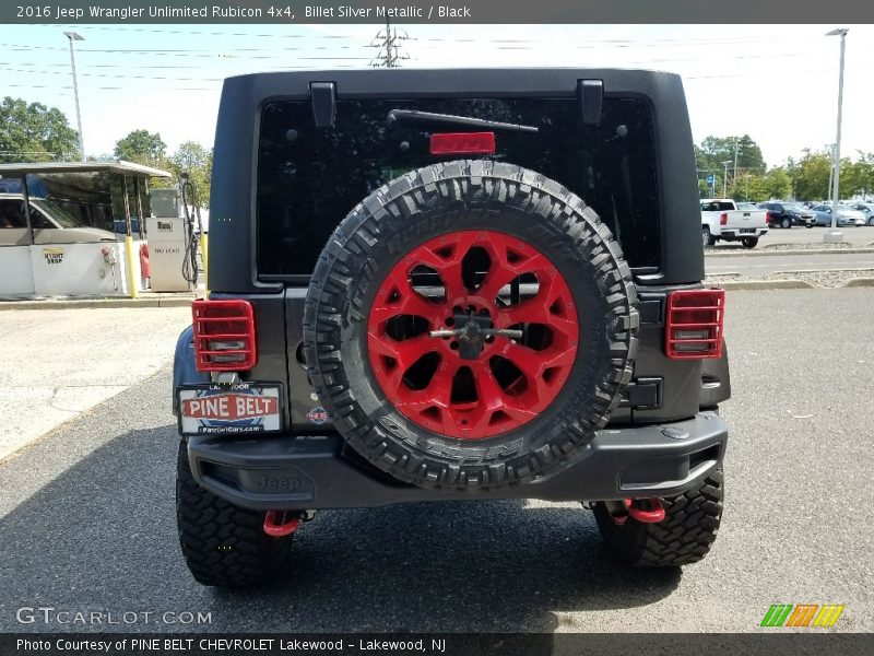 Billet Silver Metallic / Black 2016 Jeep Wrangler Unlimited Rubicon 4x4