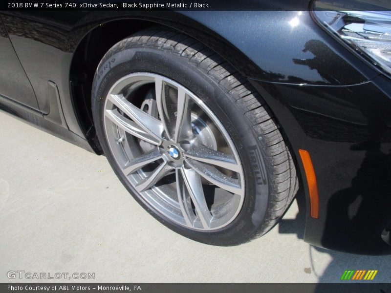 Black Sapphire Metallic / Black 2018 BMW 7 Series 740i xDrive Sedan