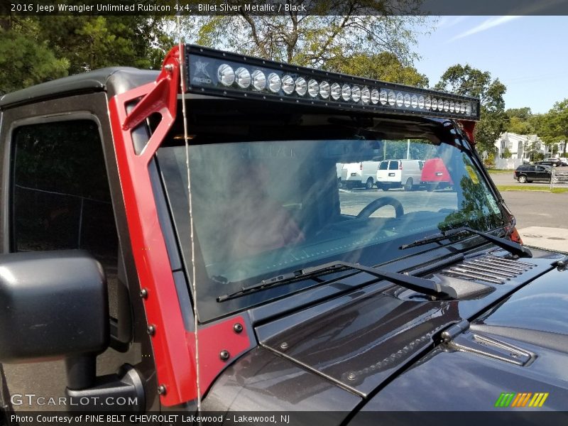 Billet Silver Metallic / Black 2016 Jeep Wrangler Unlimited Rubicon 4x4