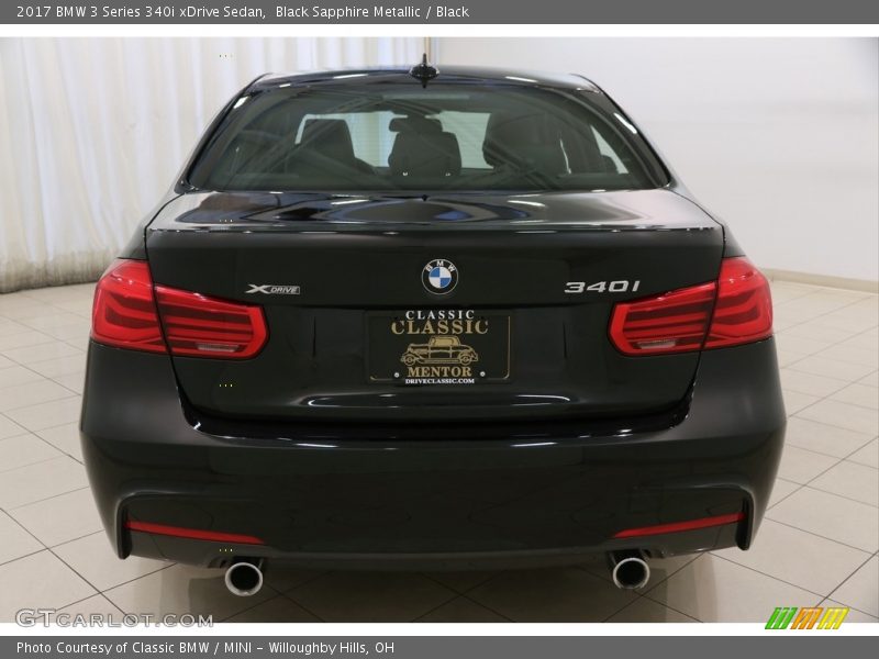 Black Sapphire Metallic / Black 2017 BMW 3 Series 340i xDrive Sedan