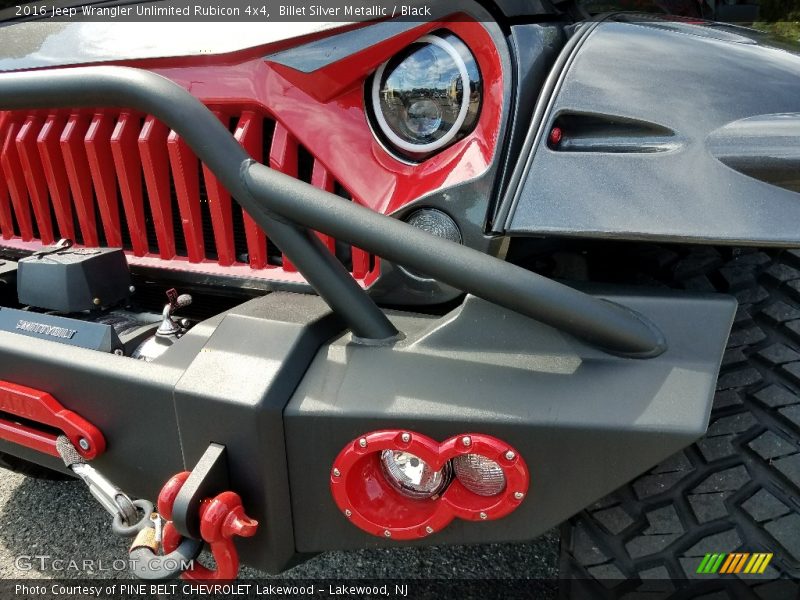 Billet Silver Metallic / Black 2016 Jeep Wrangler Unlimited Rubicon 4x4