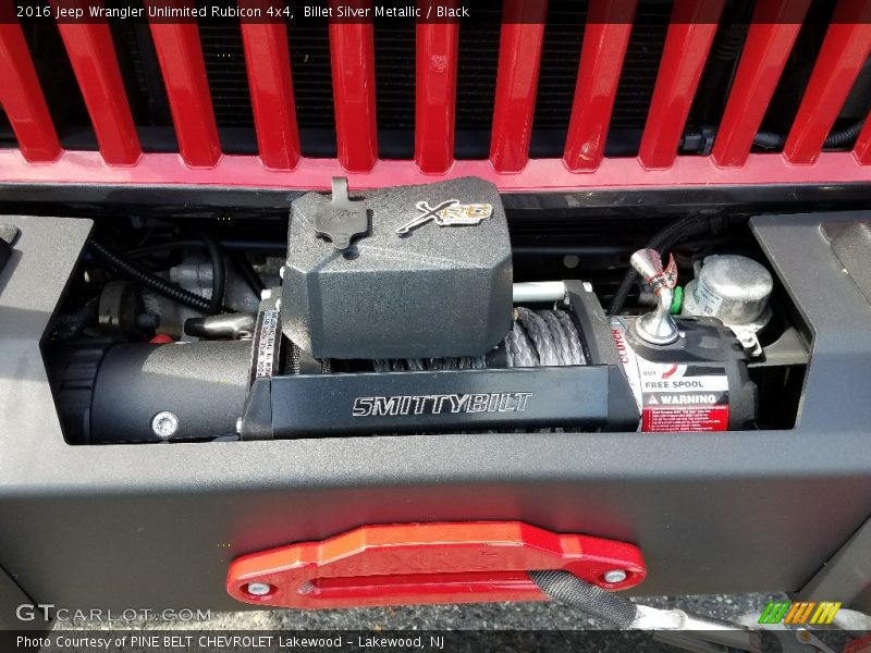 Billet Silver Metallic / Black 2016 Jeep Wrangler Unlimited Rubicon 4x4