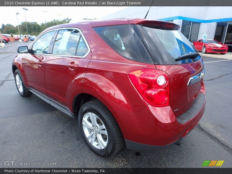 Cardinal Red Metallic / Jet Black/Light Titanium 2010 Chevrolet Equinox LS AWD