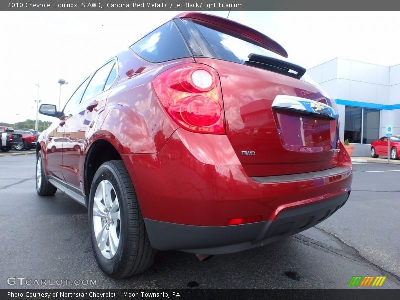 Cardinal Red Metallic / Jet Black/Light Titanium 2010 Chevrolet Equinox LS AWD