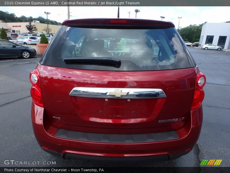 Cardinal Red Metallic / Jet Black/Light Titanium 2010 Chevrolet Equinox LS AWD