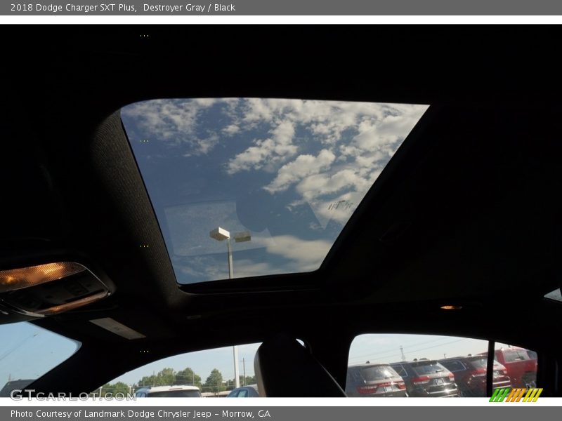 Destroyer Gray / Black 2018 Dodge Charger SXT Plus