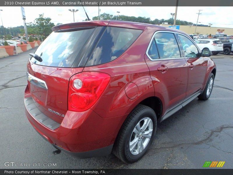Cardinal Red Metallic / Jet Black/Light Titanium 2010 Chevrolet Equinox LS AWD