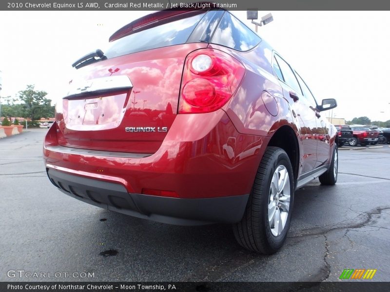 Cardinal Red Metallic / Jet Black/Light Titanium 2010 Chevrolet Equinox LS AWD