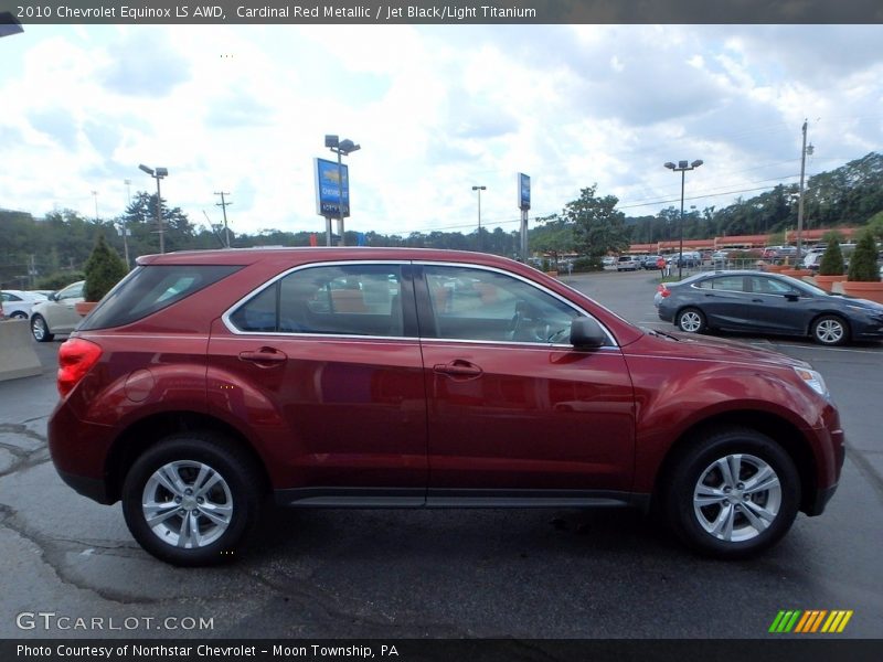 Cardinal Red Metallic / Jet Black/Light Titanium 2010 Chevrolet Equinox LS AWD