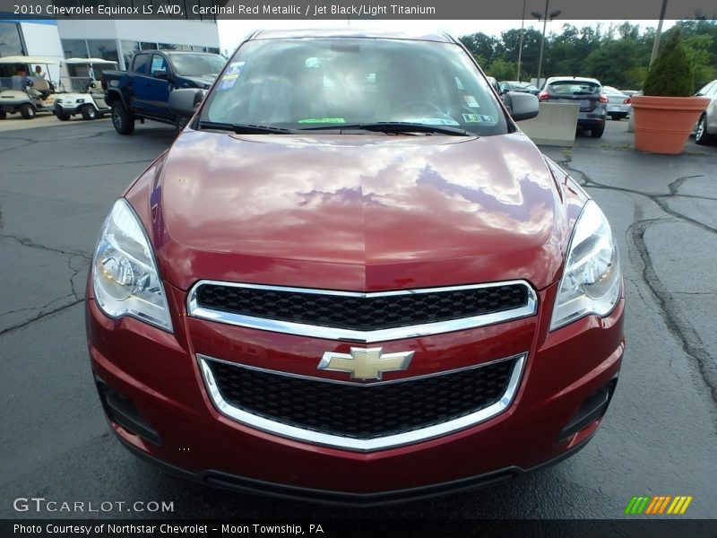 Cardinal Red Metallic / Jet Black/Light Titanium 2010 Chevrolet Equinox LS AWD