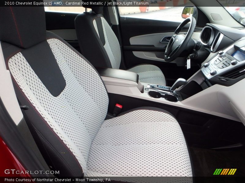 Cardinal Red Metallic / Jet Black/Light Titanium 2010 Chevrolet Equinox LS AWD