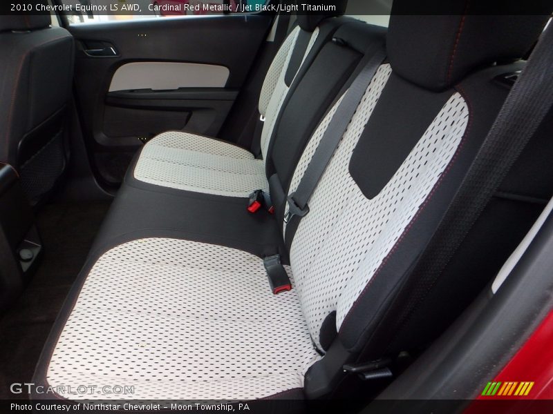 Cardinal Red Metallic / Jet Black/Light Titanium 2010 Chevrolet Equinox LS AWD