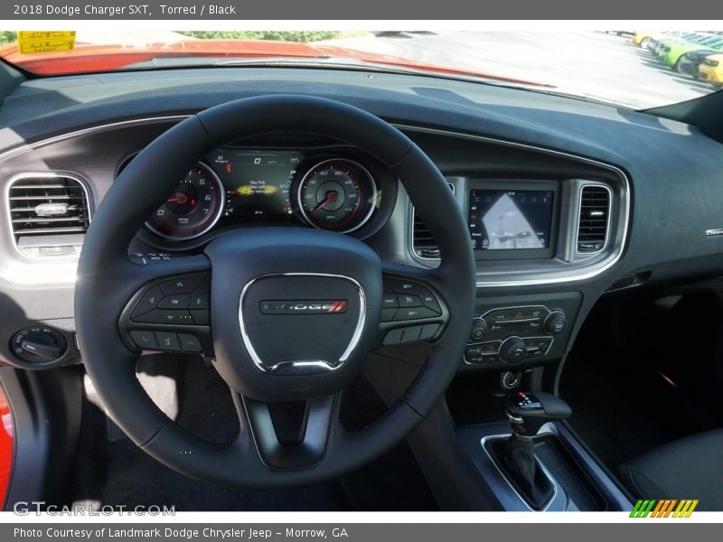 Torred / Black 2018 Dodge Charger SXT