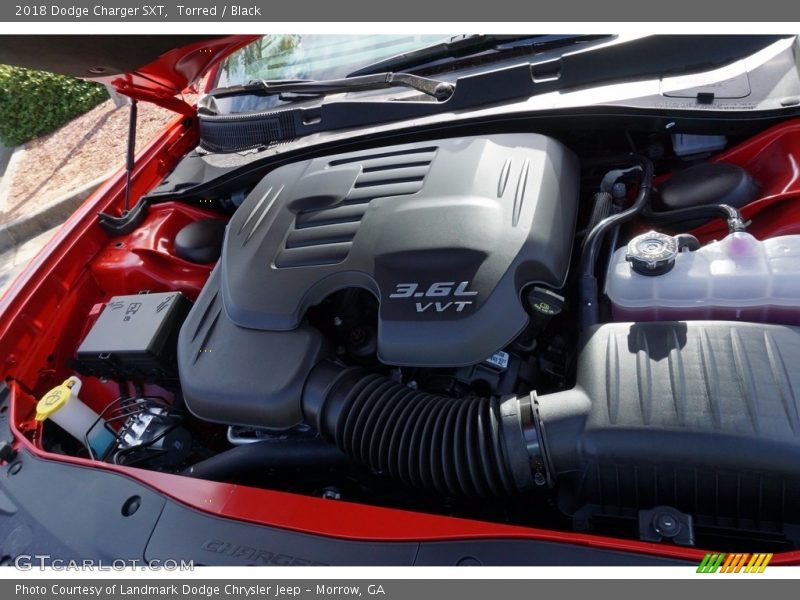 Torred / Black 2018 Dodge Charger SXT