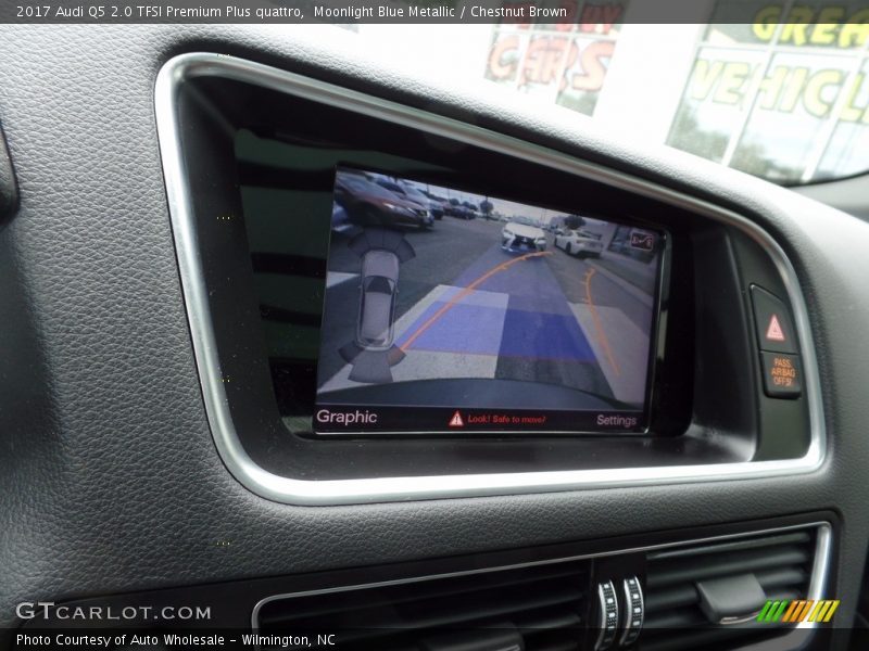 Moonlight Blue Metallic / Chestnut Brown 2017 Audi Q5 2.0 TFSI Premium Plus quattro