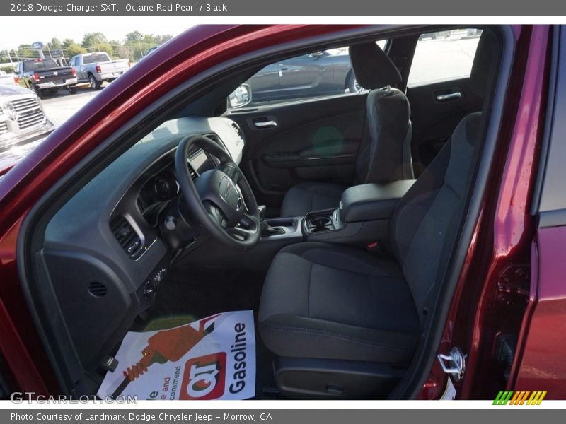 Octane Red Pearl / Black 2018 Dodge Charger SXT