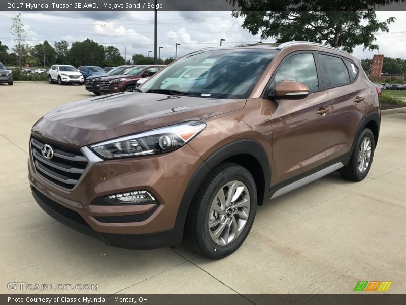 Mojave Sand / Beige 2017 Hyundai Tucson SE AWD