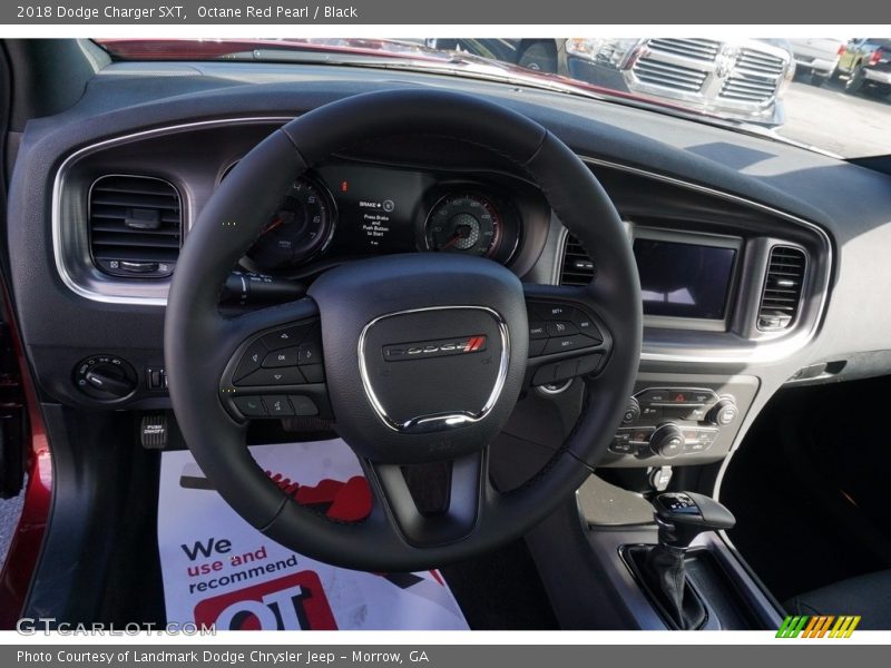 Octane Red Pearl / Black 2018 Dodge Charger SXT