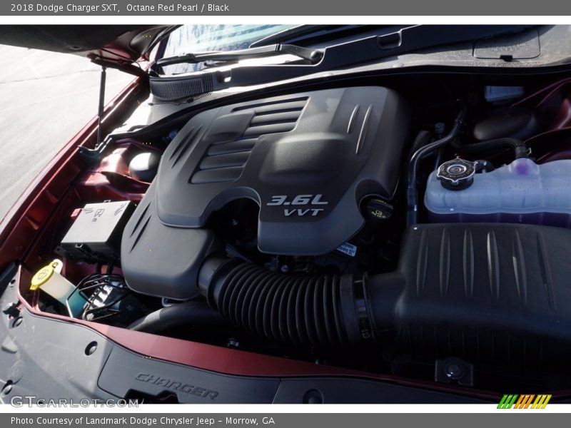 Octane Red Pearl / Black 2018 Dodge Charger SXT
