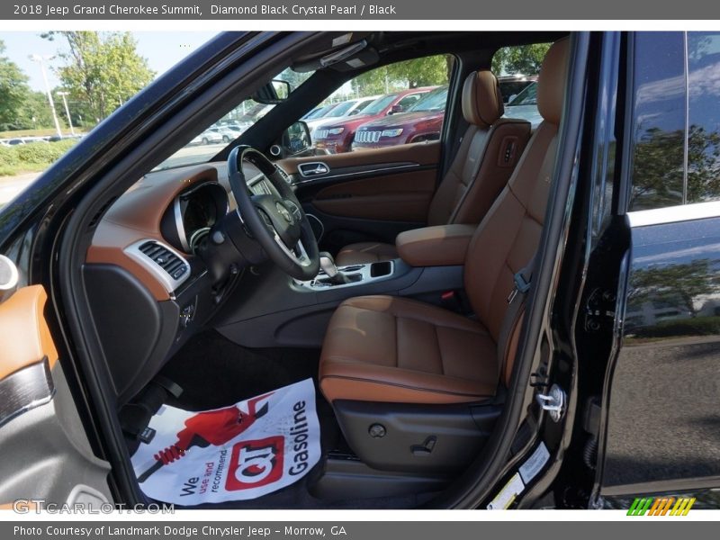 Diamond Black Crystal Pearl / Black 2018 Jeep Grand Cherokee Summit