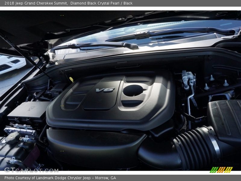 Diamond Black Crystal Pearl / Black 2018 Jeep Grand Cherokee Summit