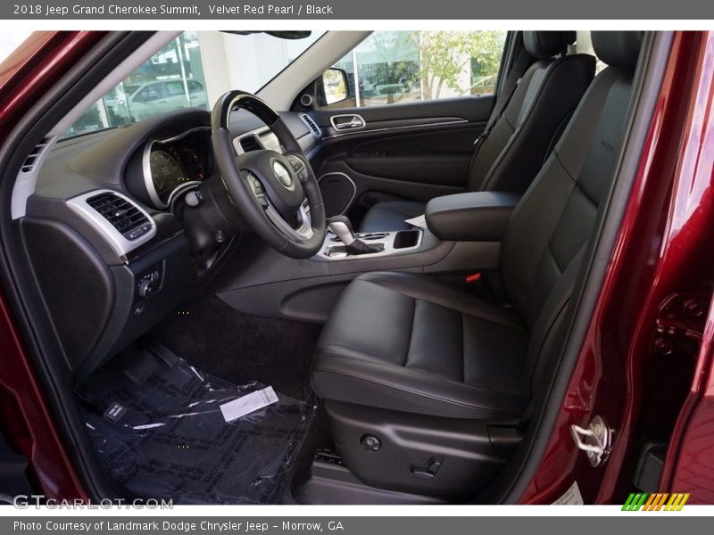 Velvet Red Pearl / Black 2018 Jeep Grand Cherokee Summit